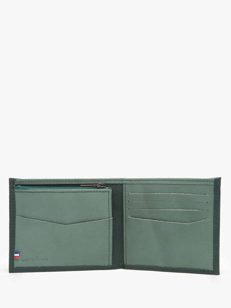 Wallet With Coin Purse Cadence Leather Etrier Green cadence ECAD5009 other view 1