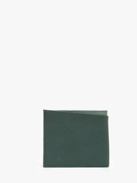 Wallet With Coin Purse Cadence Leather Etrier Green cadence ECAD5009 other view 2