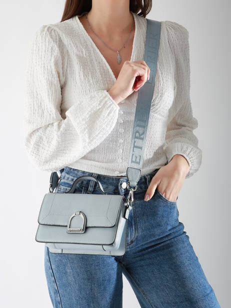 Sac BandouliÃ¨re S Altesse Cuir Etrier Bleu altesse EALT048S vue secondaire 1