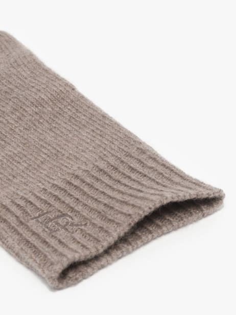 Gloves Cashmere Vercors  Etrier Beige vercors EVER428U other view 1