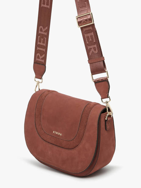 Sac Bandoulière M Lasso Cuir Etrier Marron lasso ELAS152M vue secondaire 2
