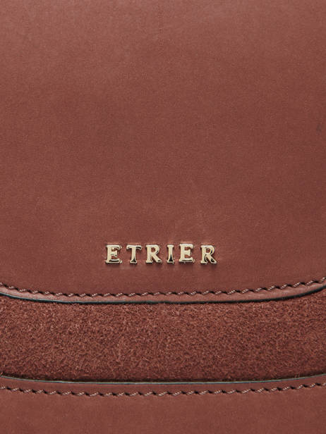 Sac Bandoulière M Lasso Cuir Etrier Marron lasso ELAS152M vue secondaire 5