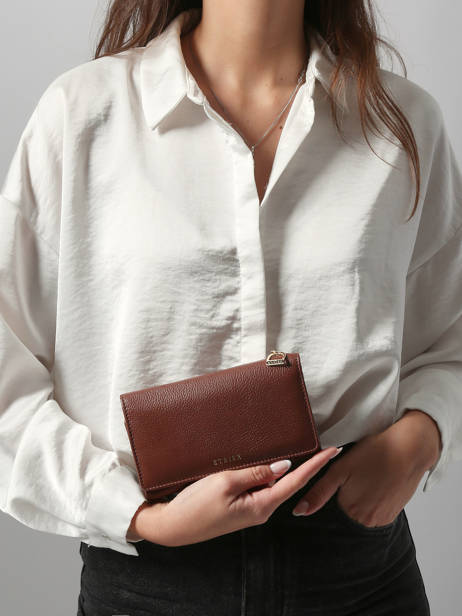 Portefeuille M Tradition Cuir Etrier Marron tradition ETRA095M vue secondaire 1