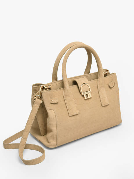 Satchel S Equestre Croco Leather Etrier Beige equestre croco EEQC142S other view 1